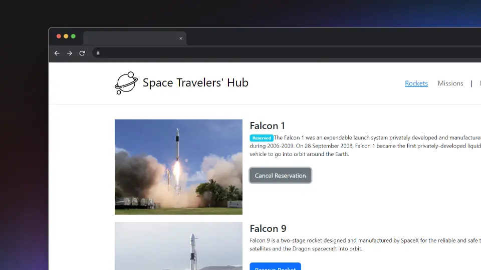 screenshot /spaceTravelersHub.webp